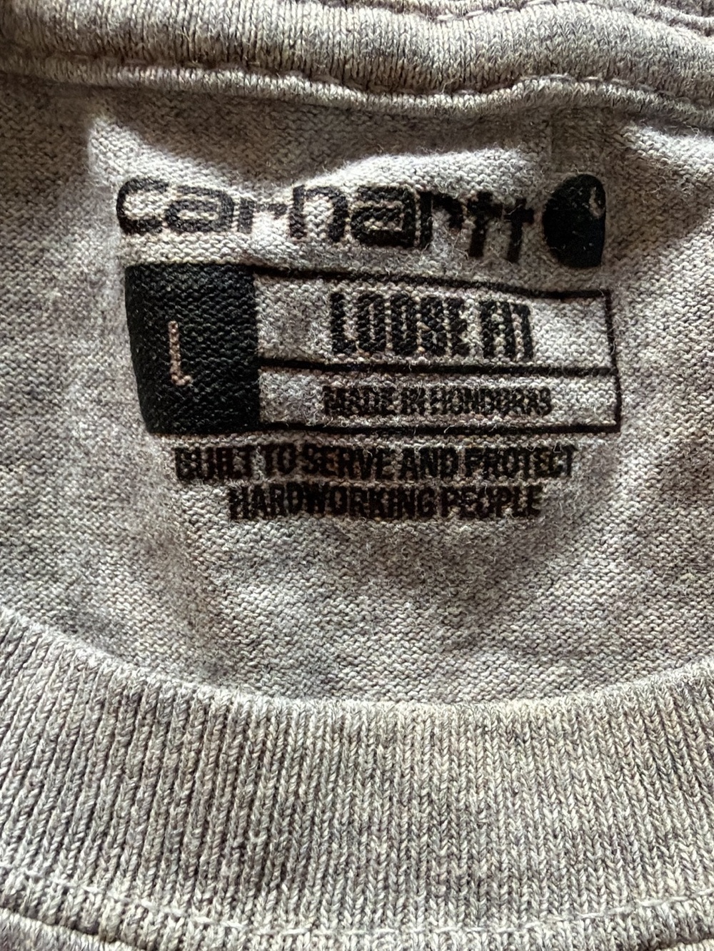CARHARTT - 6 Men’s Short and Long Sleeve Shirts, Size Large (Loose /Relaxed Fit) - Picture 8 of 12